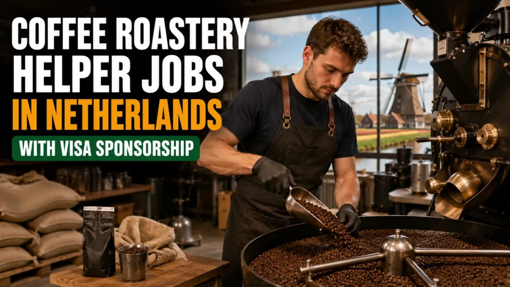 Coffee Roastery Helper Jobs in Netherlands with Visa Sponsorship