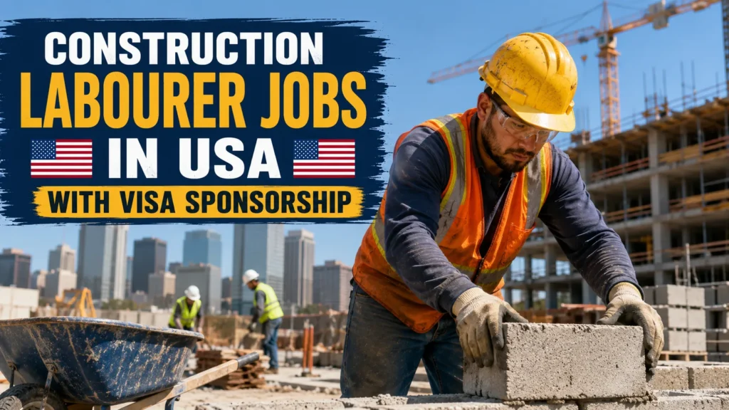 Construction Labourer Jobs in USA with Visa Sponsorship