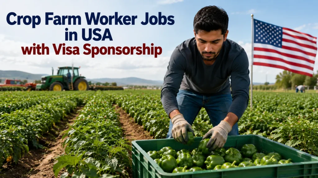 Crop Farm Worker Jobs in USA with Visa Sponsorship