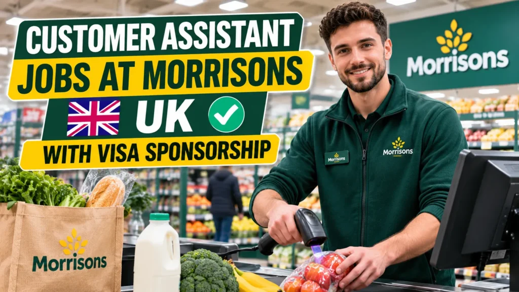 Customer Assistant Jobs at Morrisons UK with Visa Sponsorship
