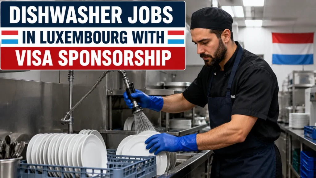 Dishwasher Jobs in Luxembourg with Visa Sponsorship