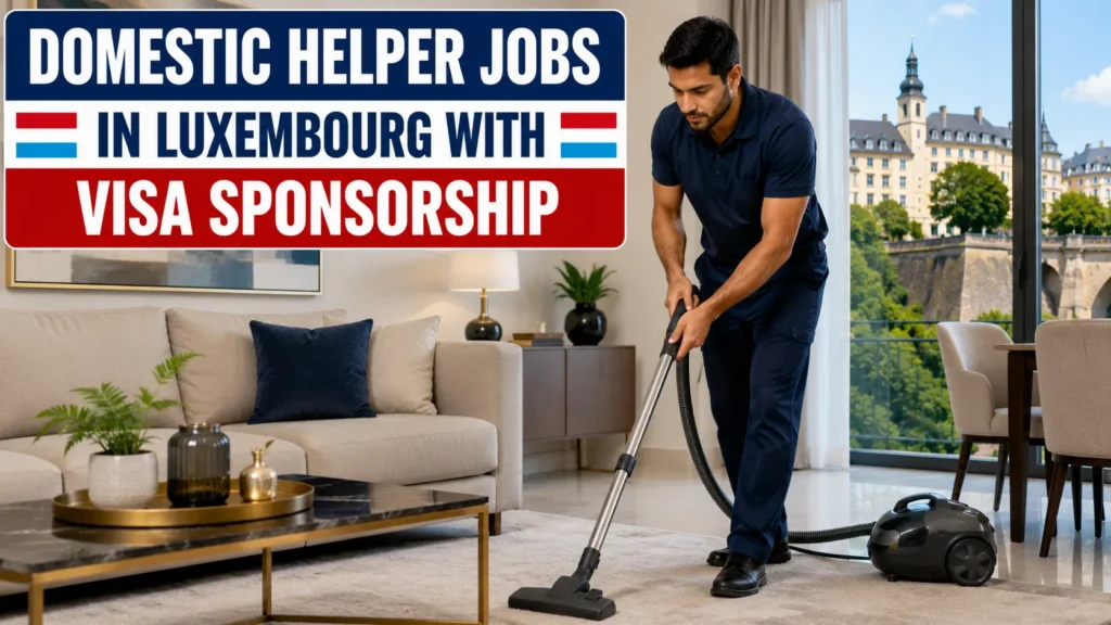 Domestic Helper Jobs in Luxembourg with Visa Sponsorship
