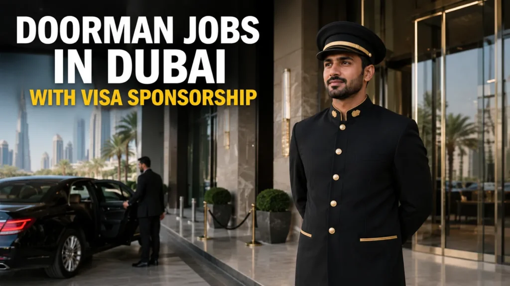 Doorman Jobs in Dubai with Visa Sponsorship