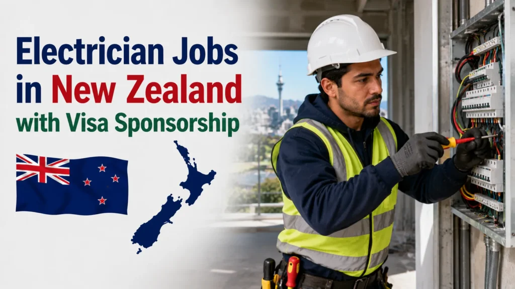 Electrician Jobs in New Zealand with Visa Sponsorship 2026
