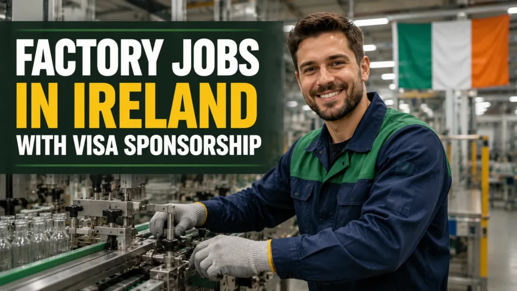 Factory Jobs in Ireland with Visa Sponsorship
