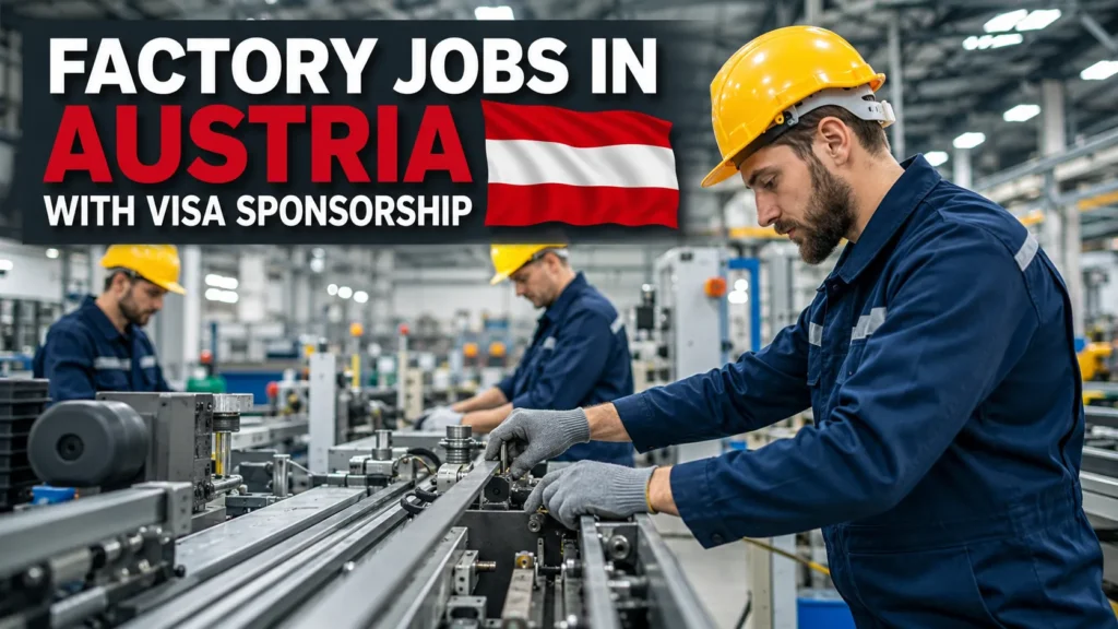 Factory Jobs in Austria with Visa Sponsorship