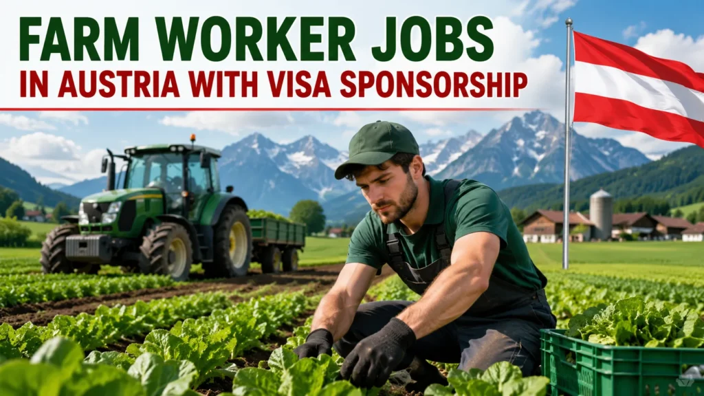 Farm Worker Jobs in Austria with Visa Sponsorship