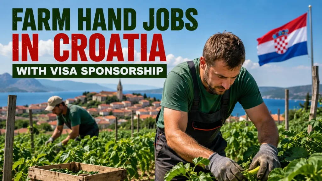 Farm Hand Jobs in Croatia with Visa Sponsorship