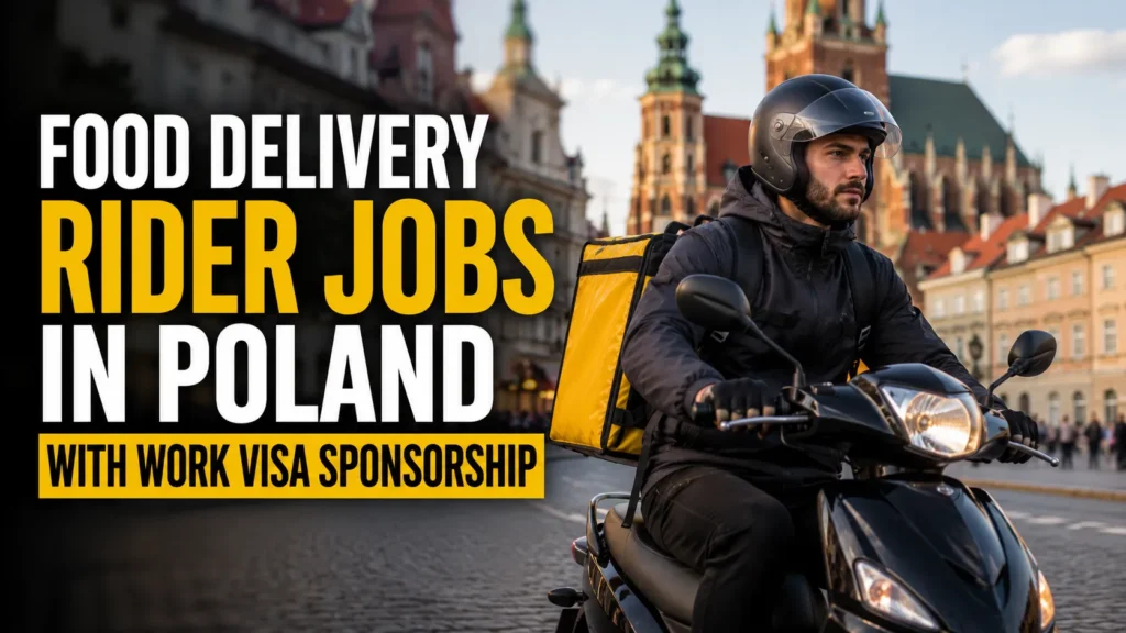 Food Delivery Rider Jobs in Poland with Work Visa Sponsorship