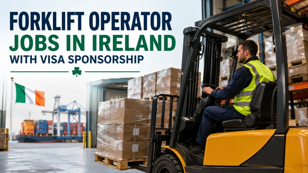 Forklift Operator Jobs in Ireland with Visa Sponsorship