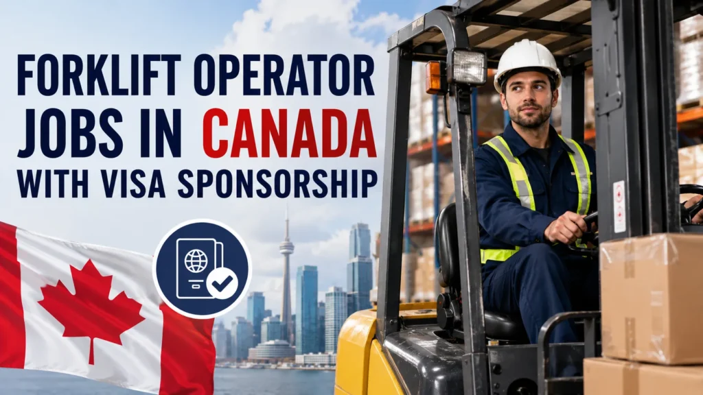 Forklift Operator Jobs in Canada with Visa Sponsorship