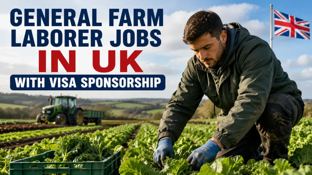 General Farm Laborer Jobs in UK with Visa Sponsorship