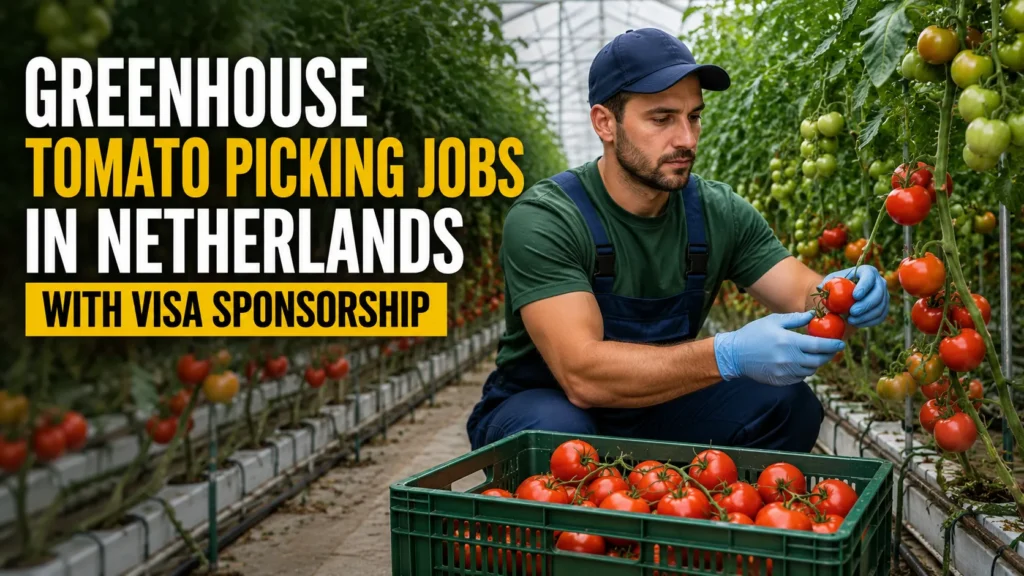 Greenhouse Tomato Picking Jobs in Netherlands with Visa Sponsorship