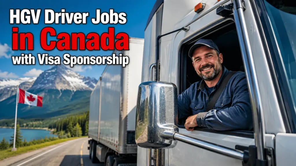 HGV Driver Jobs in Canada with Visa Sponsorship