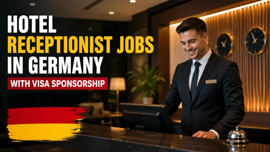 Hotel Receptionist Jobs in Germany with Visa Sponsorship