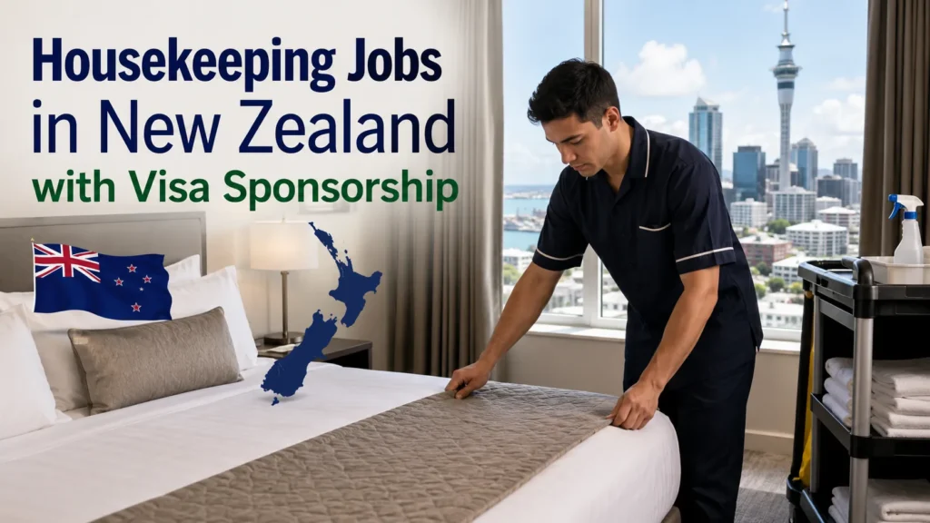 Housekeeping Jobs in New Zealand with Visa Sponsorship