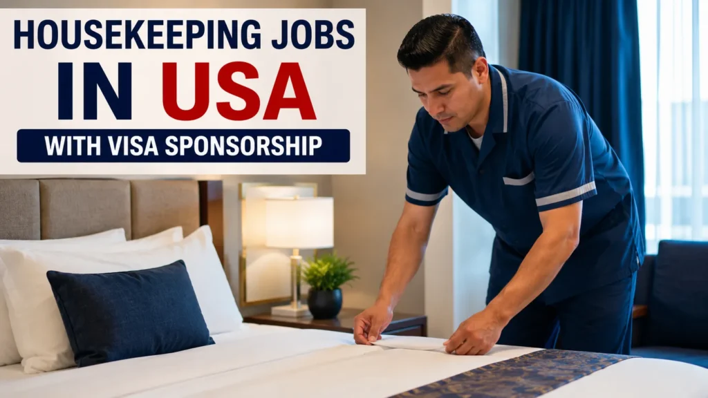Housekeeping Jobs in USA with Visa Sponsorship