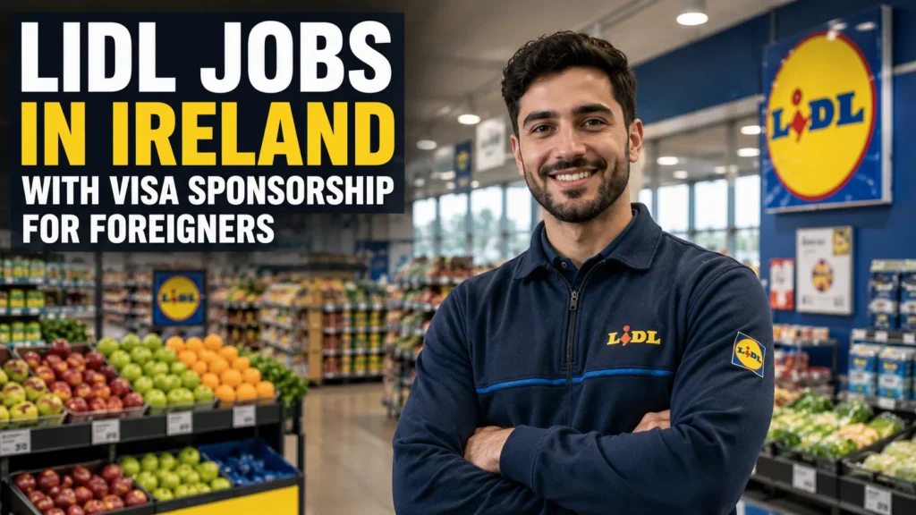 Lidl Jobs in Ireland with Visa Sponsorship for Foreigners