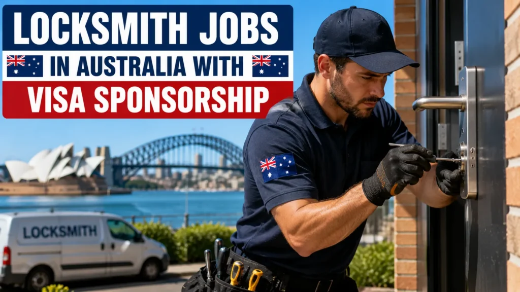 Locksmith Jobs in Australia with Visa Sponsorship