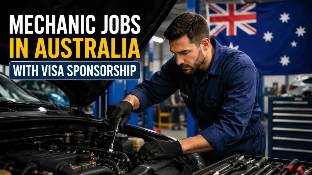 Mechanic Jobs in Australia with Visa Sponsorship