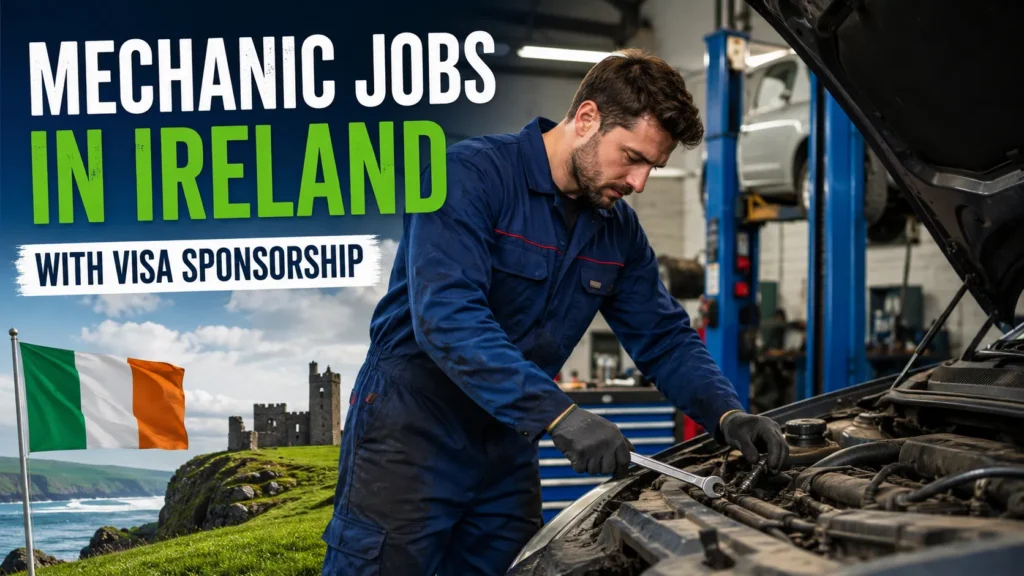 Mechanic Jobs in Ireland with Visa Sponsorship