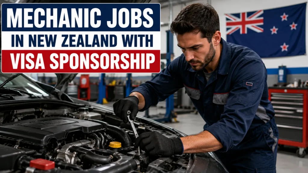Mechanic Jobs in New Zealand with Visa Sponsorship