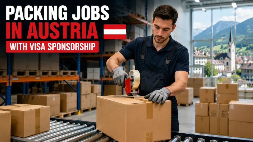 Packing Jobs in Austria with Visa Sponsorship.
