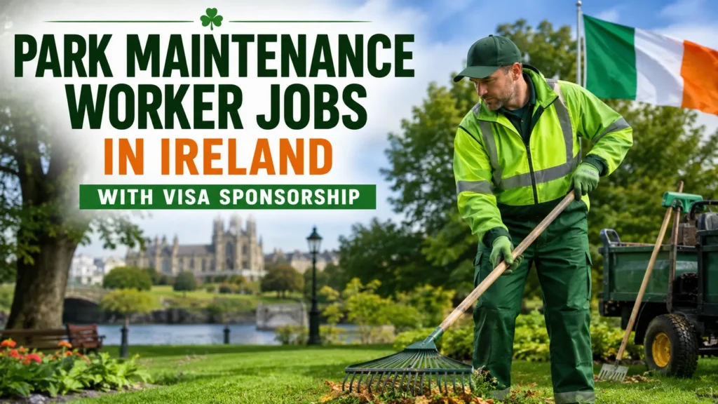 Park Maintenance Worker Jobs in Ireland with Visa Sponsorship