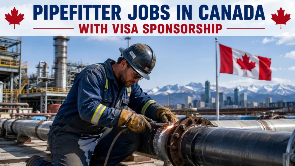 Pipefitter Jobs in Canada with Visa Sponsorship