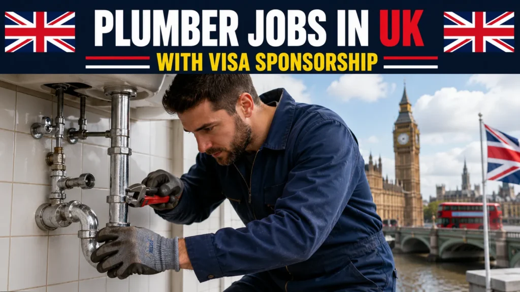Plumber Jobs in UK with Visa Sponsorship