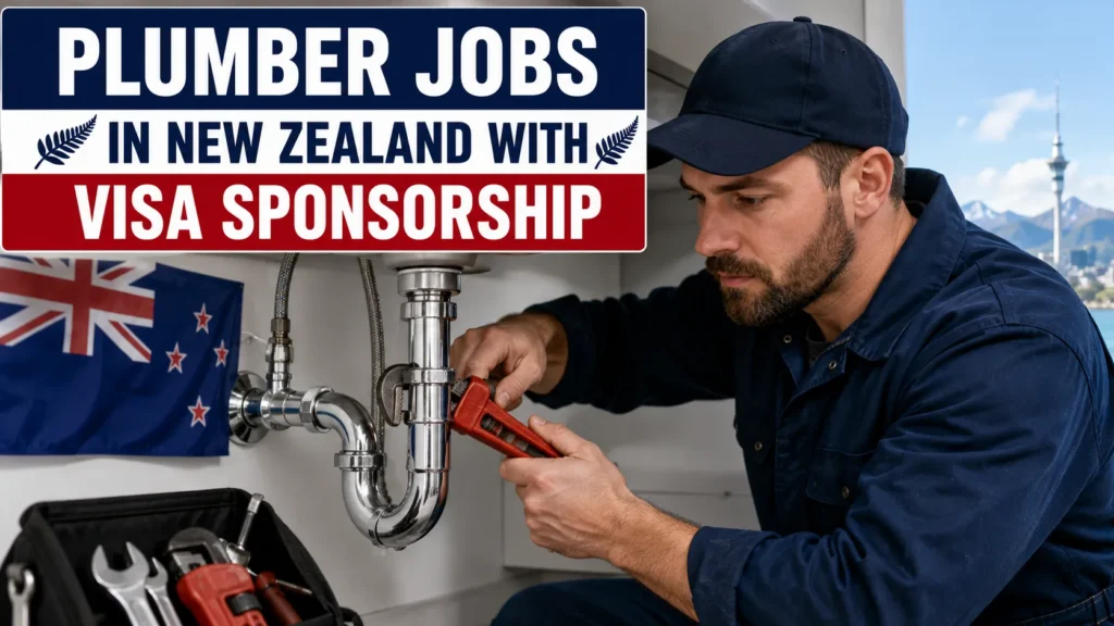 Plumber Jobs in New Zealand with Visa Sponsorship