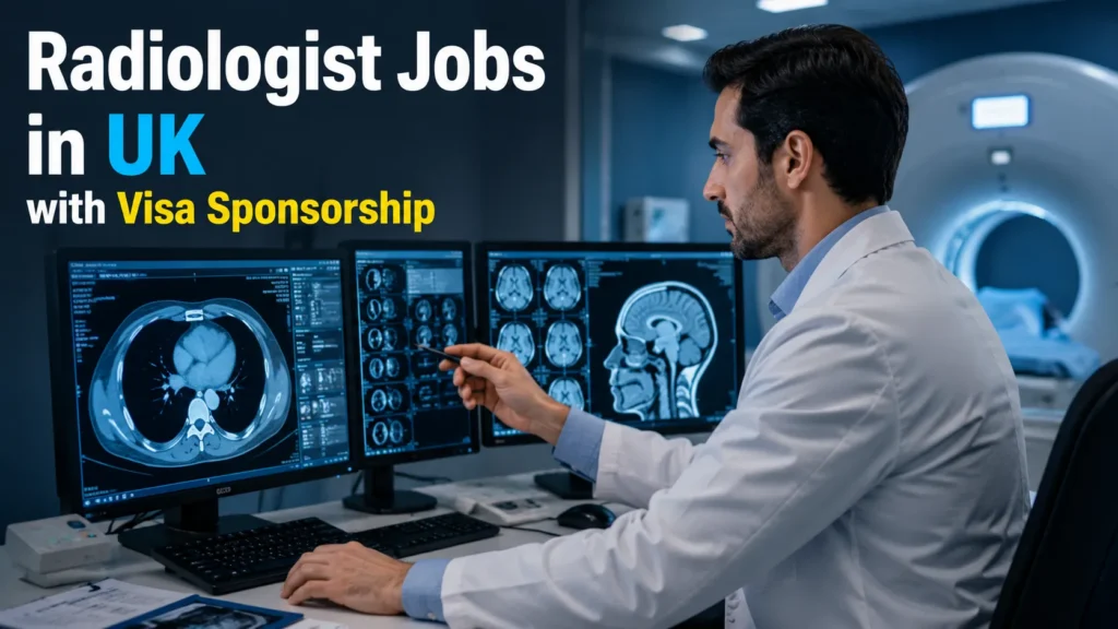 Radiologist Jobs in UK with Visa Sponsorship