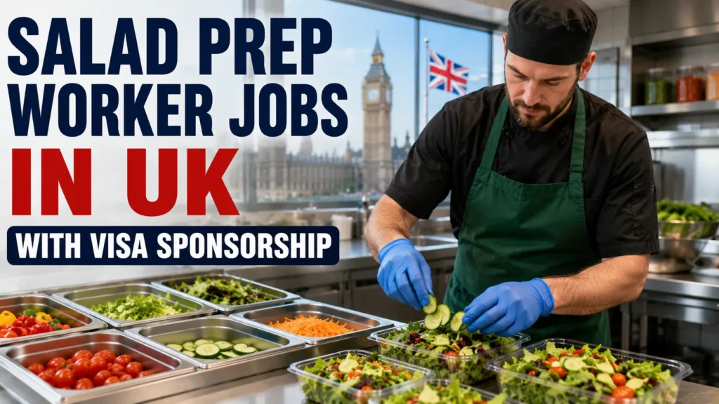 Salad Prep Worker Jobs in UK with Visa Sponsorship