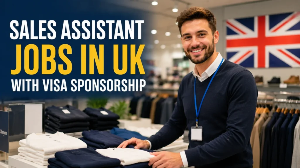 Sales Assistant Jobs in UK with Visa Sponsorship