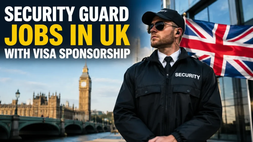 Security Guard Jobs in UK with Visa Sponsorship