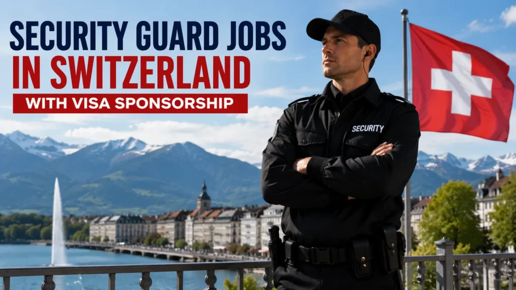 Security Guard Jobs in Switzerland with Visa Sponsorship