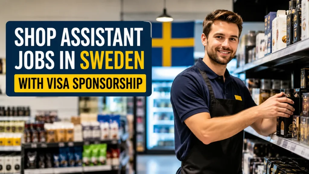 Shop Assistant Jobs in Sweden with Visa Sponsorship