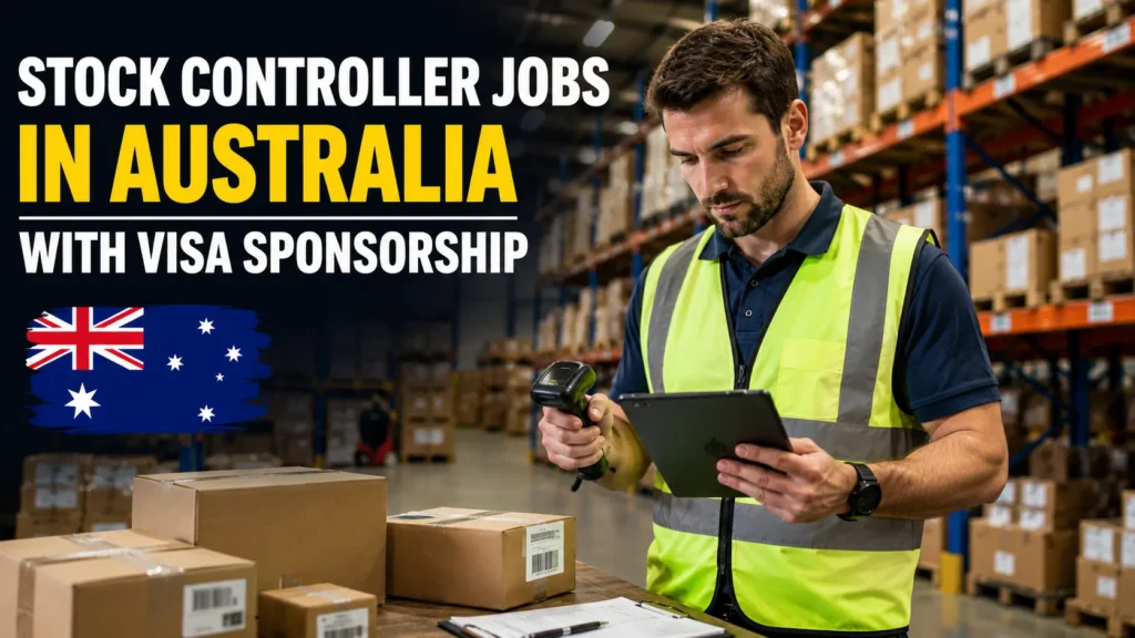 Stock Controller Jobs in Australia with Visa Sponsorship