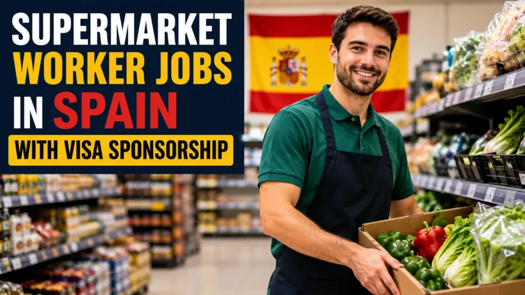 Supermarket Worker Jobs in Spain with Visa Sponsorship .