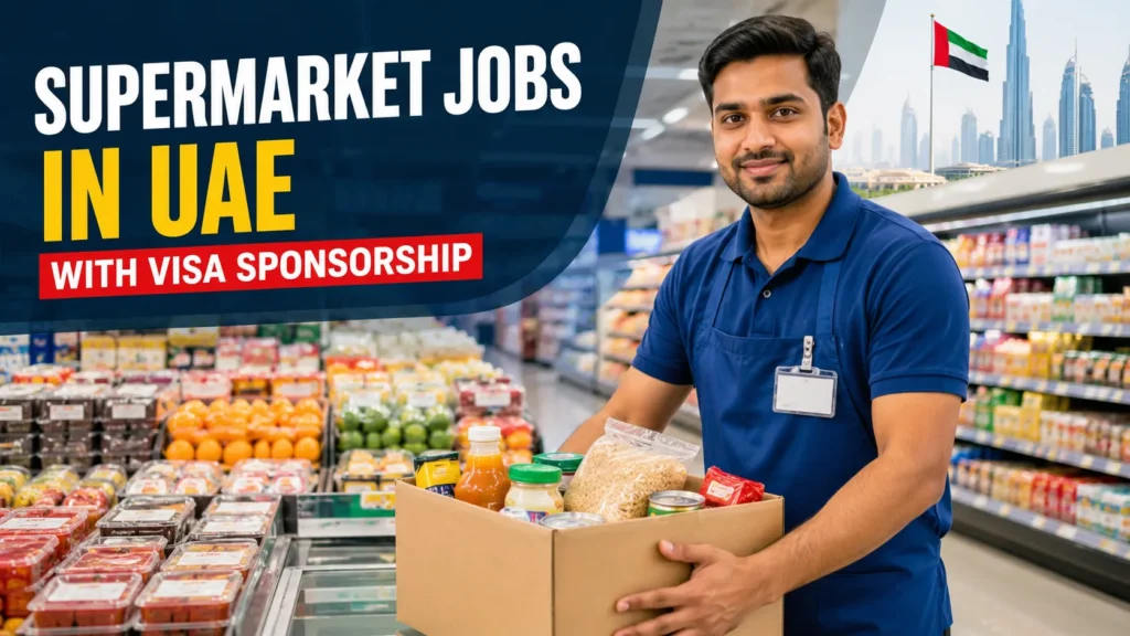 Supermarket Jobs in UAE with Visa Sponsorship