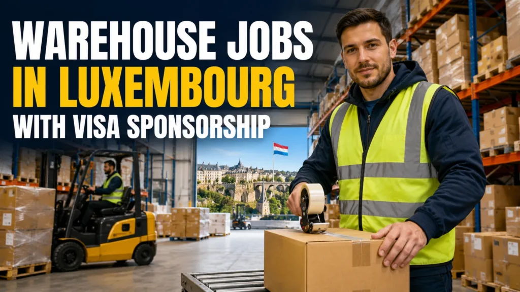 Warehouse Jobs in Luxembourg with Visa Sponsorship