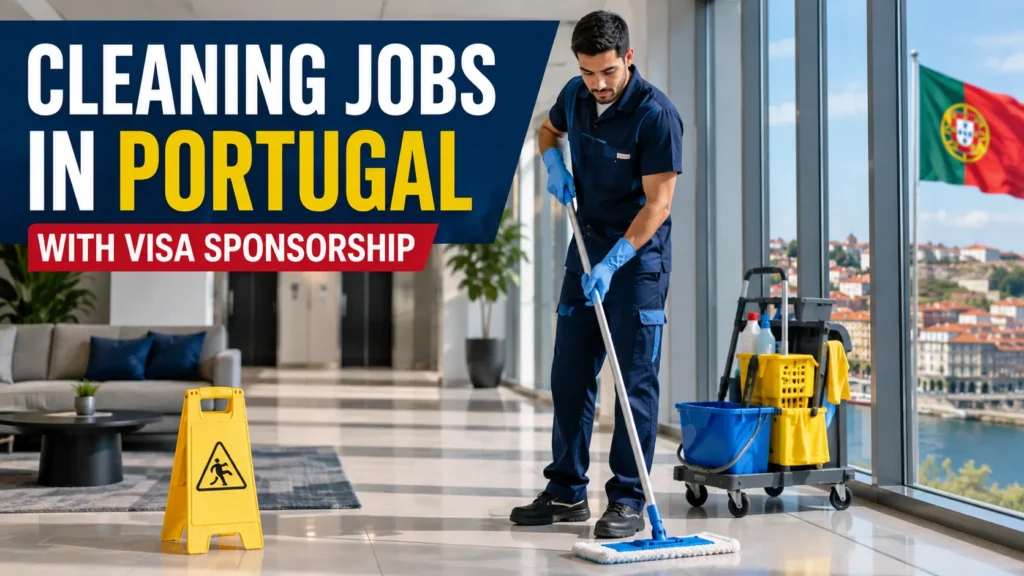 Cleaning Jobs in Portugal with Visa Sponsorship