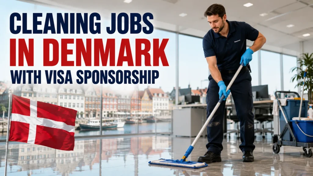 Cleaning Jobs in Denmark with Visa Sponsorship.