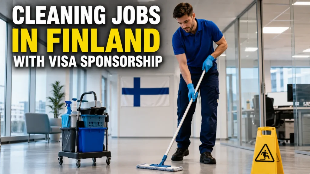 Cleaning Jobs in Finland with Visa Sponsorship 2026