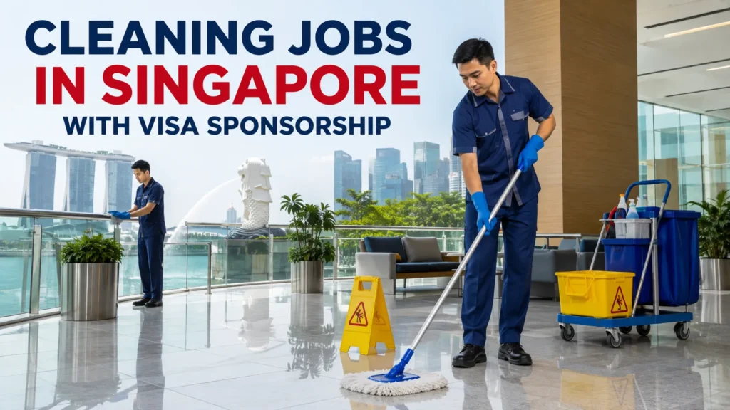 Cleaning Jobs in Singapore with Visa Sponsorship