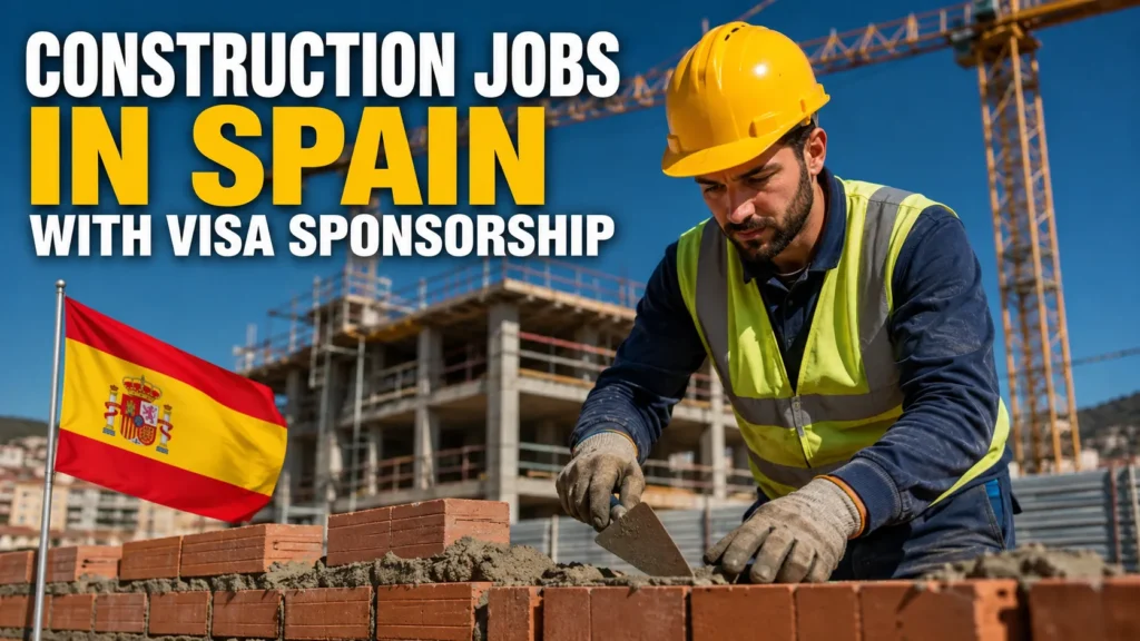 Construction Jobs in Spain with Visa Sponsorship