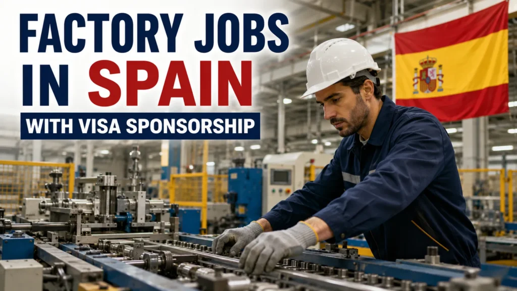 Factory Jobs in Spain with Visa Sponsorship