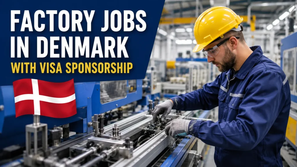 Factory Jobs in Denmark with Visa Sponsorship