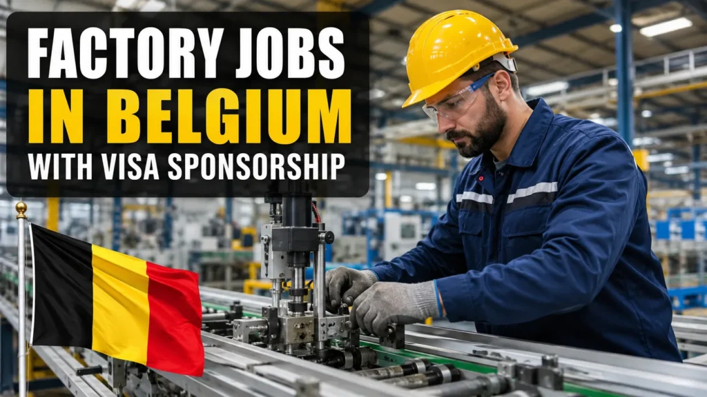 Factory Jobs in Belgium with Visa Sponsorship