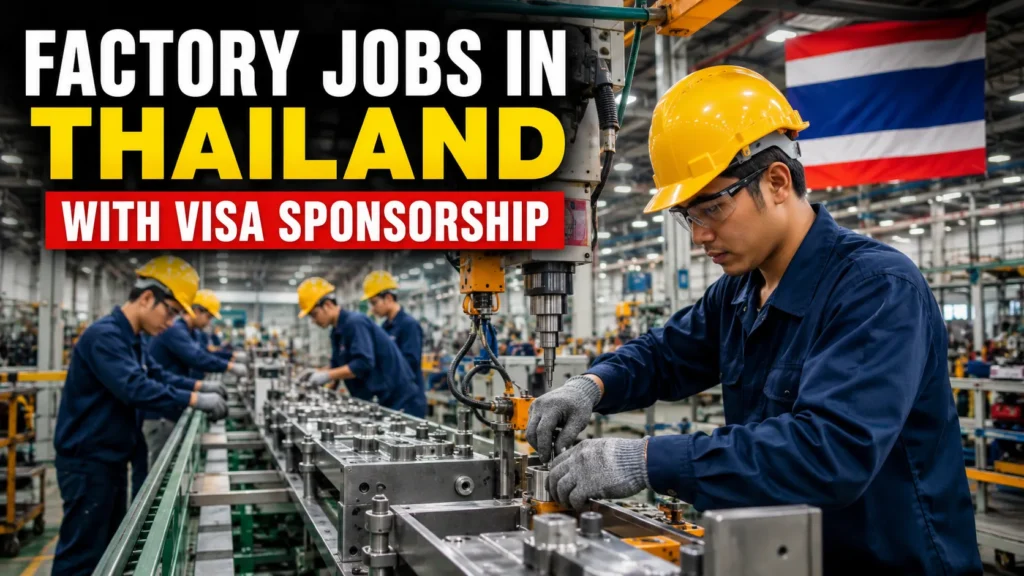 Factory Jobs in Thailand with Visa Sponsorship